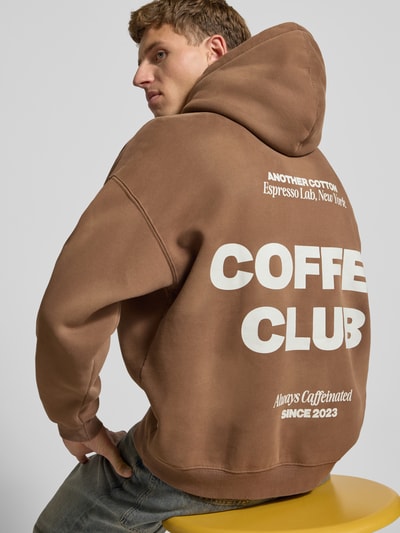 ANOTHER COTTON LAB Hoodie mit Kapuze Mittelbraun 3