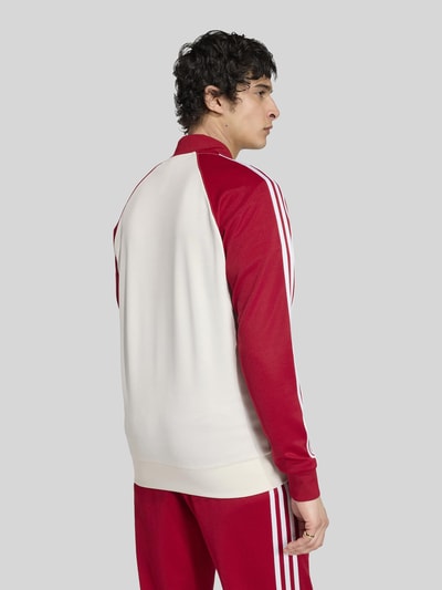 adidas Originals bluza rozpinana o kroju regular fit z domieszką bawełny Biały 5