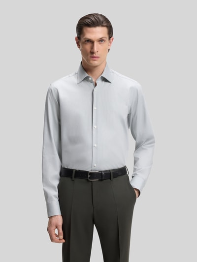 BOSS Regular Fit Businesshemd aus Baumwoll-Mix Gruen 4