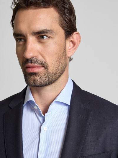 BOSS Koszula biznesowa o kroju slim fit z czystej bawełny Błękitny 3