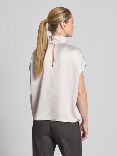 Style Icon Collection Fließende Bluse mit Stehkragen - curated by Isabelle Hartmann Hellgrau 5