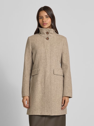 Gil Bret Mantel mit Stehkragen Beige Melange 4