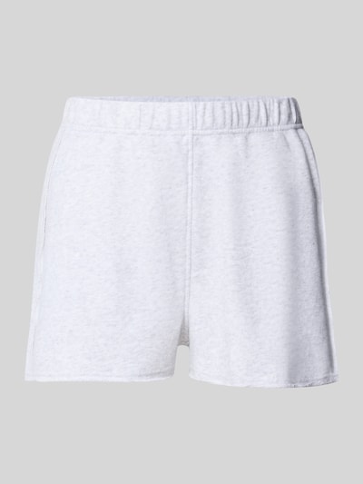 American Vintage Sweatshorts met elastische band, model 'ATUBAY' Lichtgrijs gemêleerd - 2