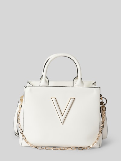 VALENTINO BAGS Handtasche mit Label-Applikation Modell 'CONEY' Weiss 1