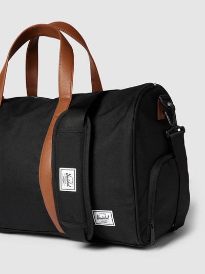 Herschel Weekendtas met labeldetail, model 'Novel' Zwart - 3