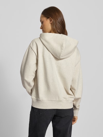 Calvin Klein Jeans Sweatjack met labelprint Ecru - 5