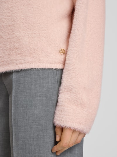 s.Oliver BLACK LABEL Regular Fit Pullover mit Viskose-Anteil Rose 3