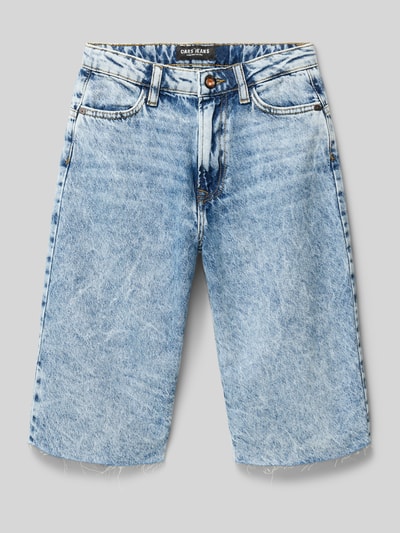 CARS JEANS High Rise Jeansshorts mit Eingrifftaschen Modell 'WAGO' Hellblau 1