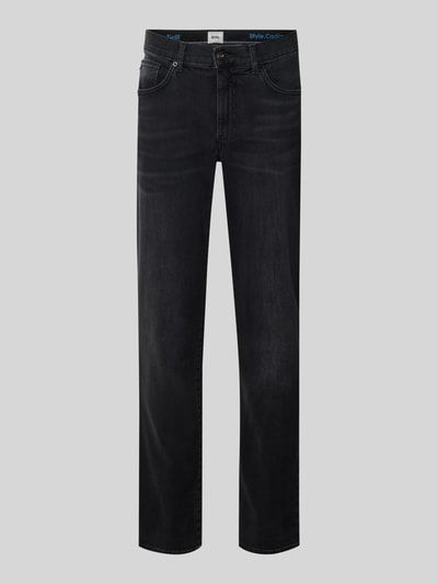 Brax Straight leg jeans in 5-pocketmodel, model 'Cadiz' Zwart - 2