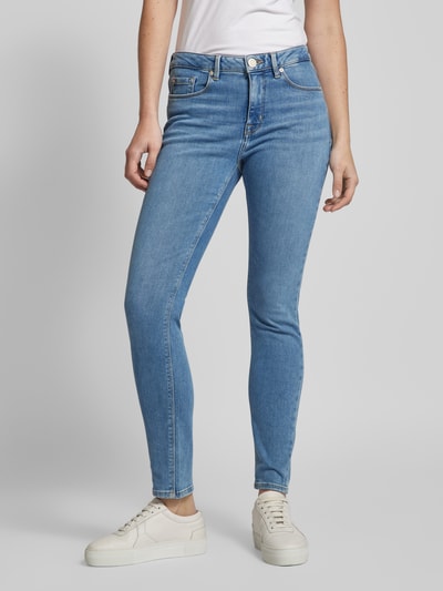 OPUS Skinny fit jeans in 5-pocketmodel, model 'Elma' Jeansblauw - 4