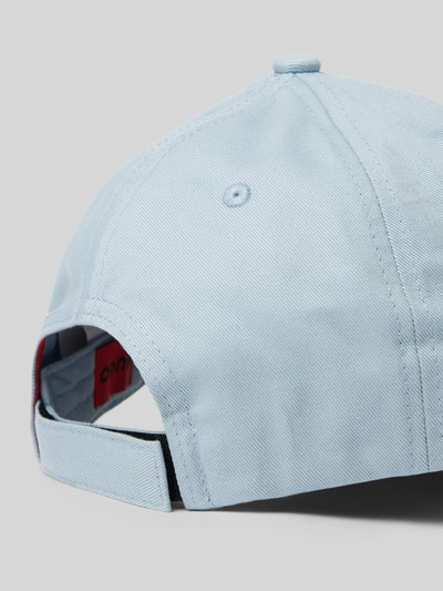 HUGO Basecap mit Label-Patch Modell 'Men-X' Hellblau 3