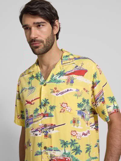 Polo Ralph Lauren Classic Fit Freizeithemd mit Reverskragen GELB 3