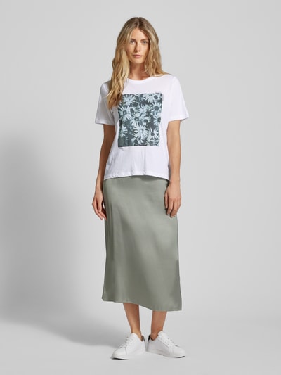 Marc O'Polo T-Shirt mit Statement-Print Offwhite 1