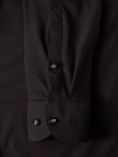 OLYMP Level 5 Slim Fit Business-Hemd aus Jersey mit extra langem Arm - bügelleicht Black 2