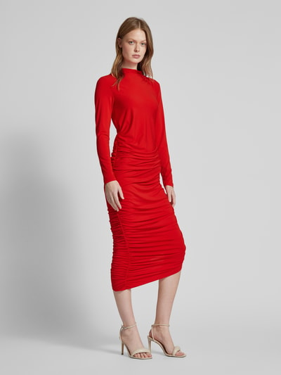 Christian Berg Woman Selection Maxikleid mit Raffungen Rot 1