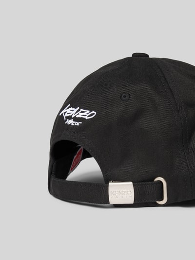 Kenzo Base Cap mit Logo-Stitching Black 4