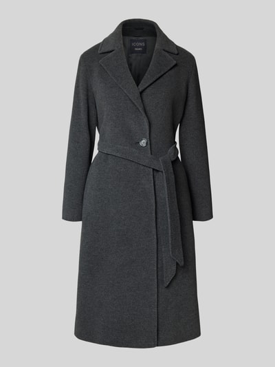 ICONS Cinzia Rocca Jas met kasjmiergehalte Middengrijs gemêleerd - 2