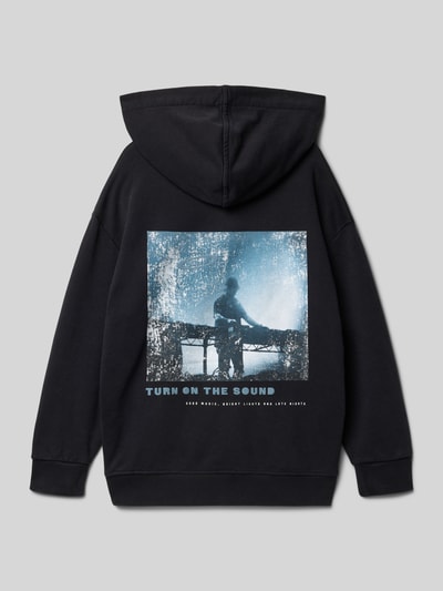 s.Oliver RED LABEL Regular fit sweatshirt van katoenmix Zwart - 3