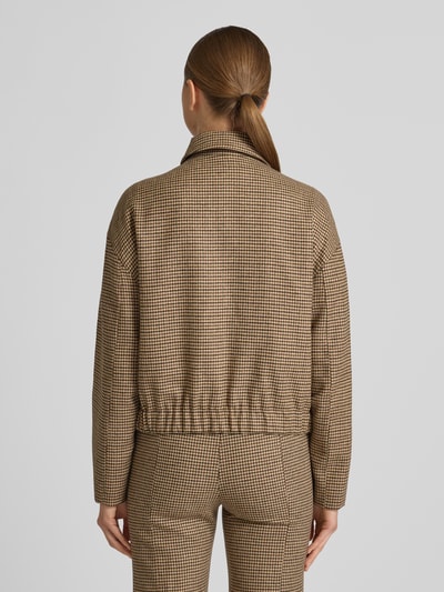 MANGO Jacke mit Reißverschluss Modell 'GINA' Mittelbraun 5