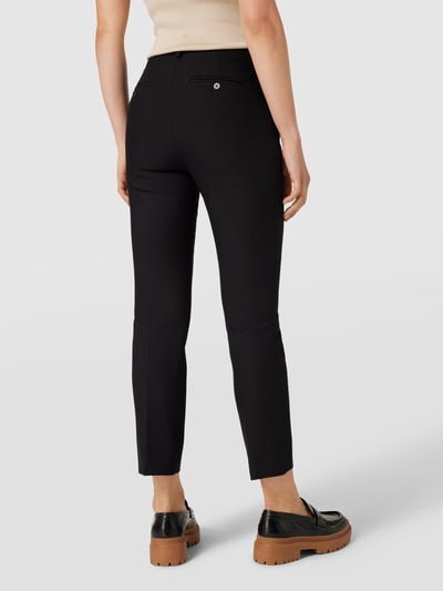 Weekend Max Mara Slim Fit Bundfaltenhose mit Stretch-Anteil Modell 'PATATA' Black 5