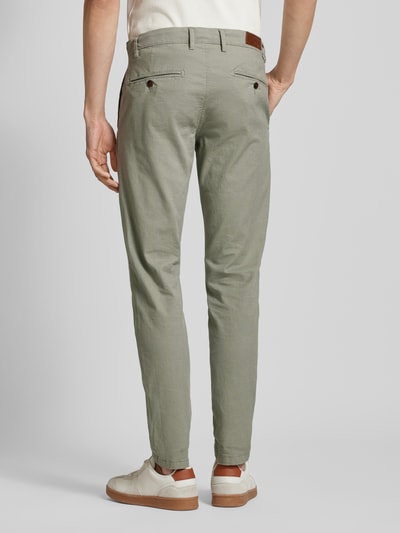 Jack & Jones Slim Fit Hose mit Strukturmuster Modell 'MARCO' Hellgruen 5