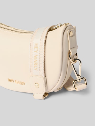 Hey Marly Shoulder Bag mit Logo-Detail Modell 'Sporty Sister' Offwhite 3