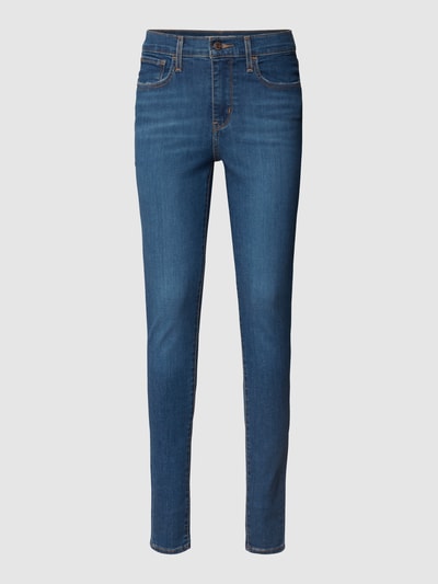 Levi's® High rise jeans met labelpatch Jeansblauw - 2