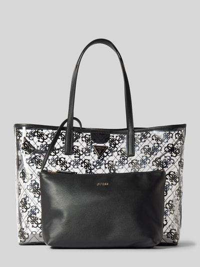 Guess Tote Bag in semitransparentem Design Modell 'TUANA' Black 2