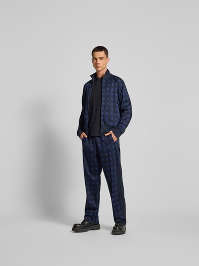 Kenzo Sweatjacke mit Logo-Stitching Dunkelblau 1