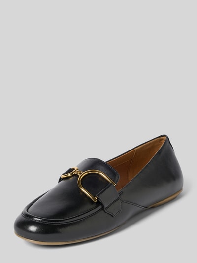 Geox Loafer aus echtem Leder Modell 'PALMARIA' BLACK 1