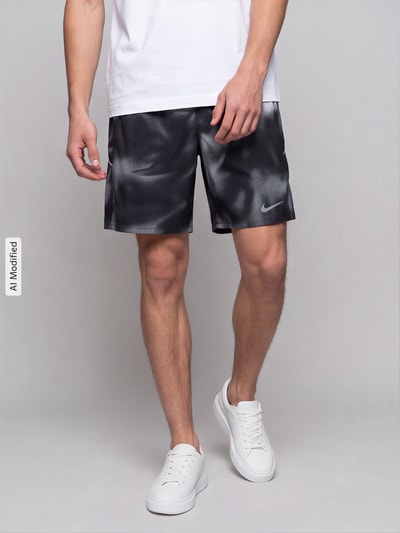 Nike Training Regular Fit Sportshorts mit Dri-FIT-Technologie Modell 'MILER' Black 4