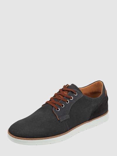 BULLBOXER Sneaker van leer en textiel Donkerblauw - 1