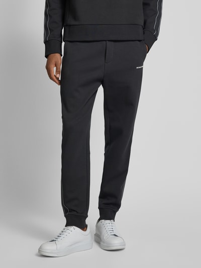 Michael Kors Sweatpants met labelprint Zwart - 4