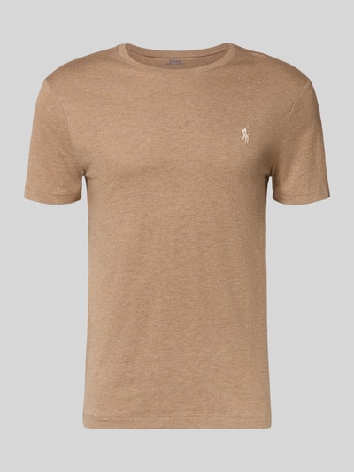 Polo Ralph Lauren T-Shirt mit Logo-Stitching Taupe 2