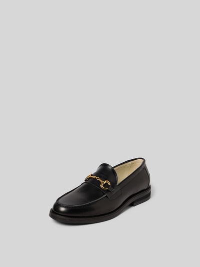 Duke & Dexter Loafer mit Label-Detail Black 2