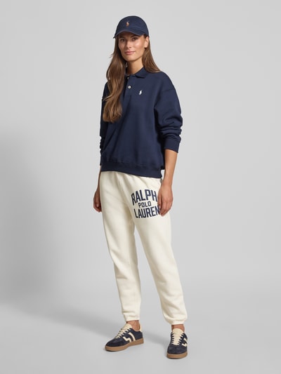 Polo Ralph Lauren Spodnie dresowe z elastycznym ściągaczem Biały 1