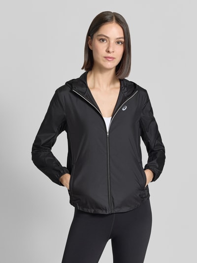 ASICS Jacke mit Logo-Print und Kapuze Black 4