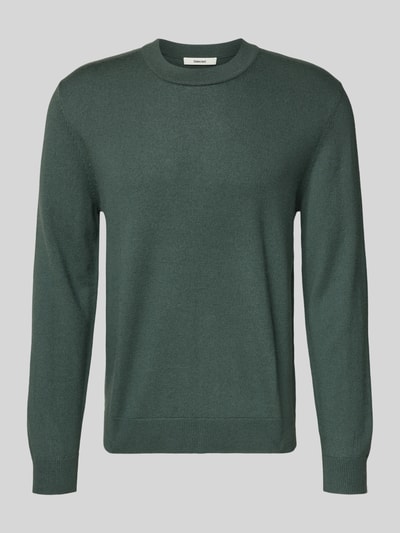 SELECTED HOMME Regular fit gebreide pullover van zuivere merinowol, model 'TRAY' Donkergroen - 2
