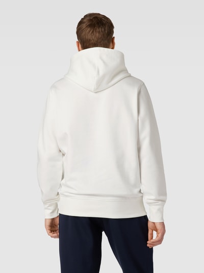 Gant Hoodie mit Label-Print Offwhite 5