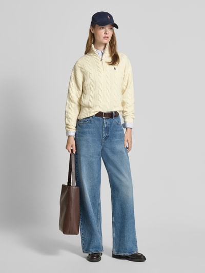 Polo Ralph Lauren Troyer aus Woll-Mix mit Kaschmir-Anteil Sand 1