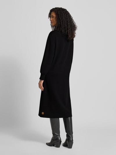 Marc Cain Relaxed Fit Midikleid mit Eingrifftaschen Black 5