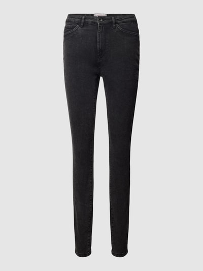 Only Skinny Fit Jeans mit 5-Pocket-Design Modell 'ROSE' Black 2