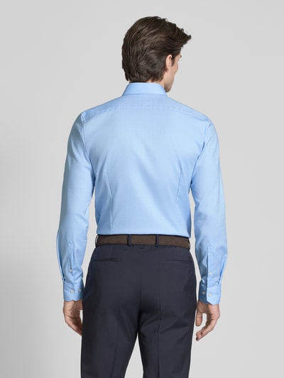 OLYMP No. Six Super slim fit zakelijk overhemd met kentkraag Bleu - 5