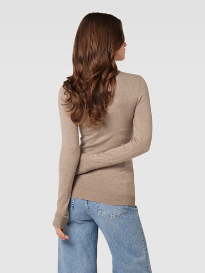 OBJECT Strickpullover mit Rollkragen Modell 'Thess' Oliv Melange 5
