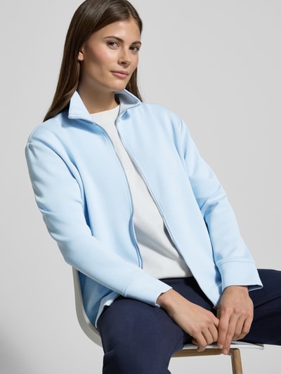 Christian Berg Woman Sweatjacke mit Leistentaschen Bleu 3