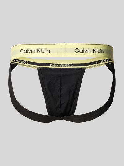 Calvin Klein Underwear Suspensoir met elastische band met logo in een set van 5 stuks Zwart - 3