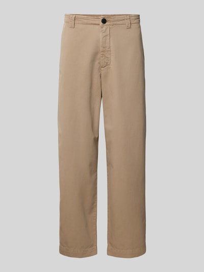 ANNARR Straight Leg Chino mit Gürtelschlaufen Modell 'STORM' Beige 2