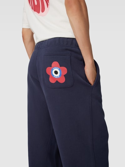 Kenzo Sweatpants aus reiner Baumwolle Dunkelblau 3