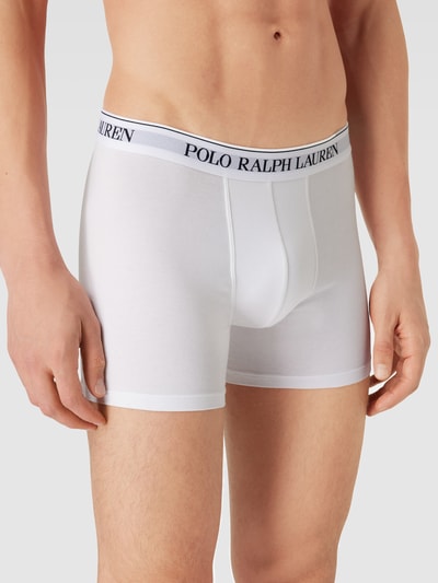 Polo Ralph Lauren Underwear Trunks mit Logo-Bund 3er-Pack Modell 'BRIEF' Black 3