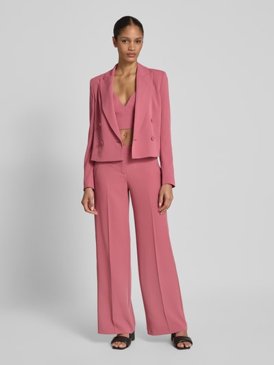 Jake*s Cocktail Straight Leg Hose mit Bügelfalten Altrosa Melange 1